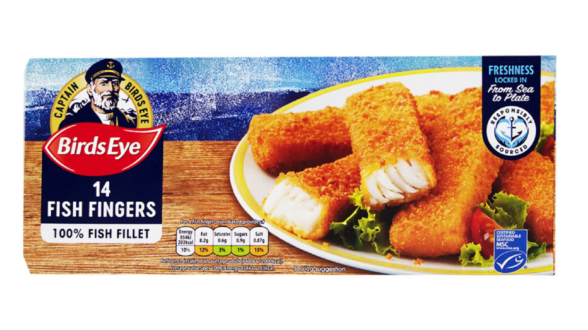 14 Frozen Fish Fingers