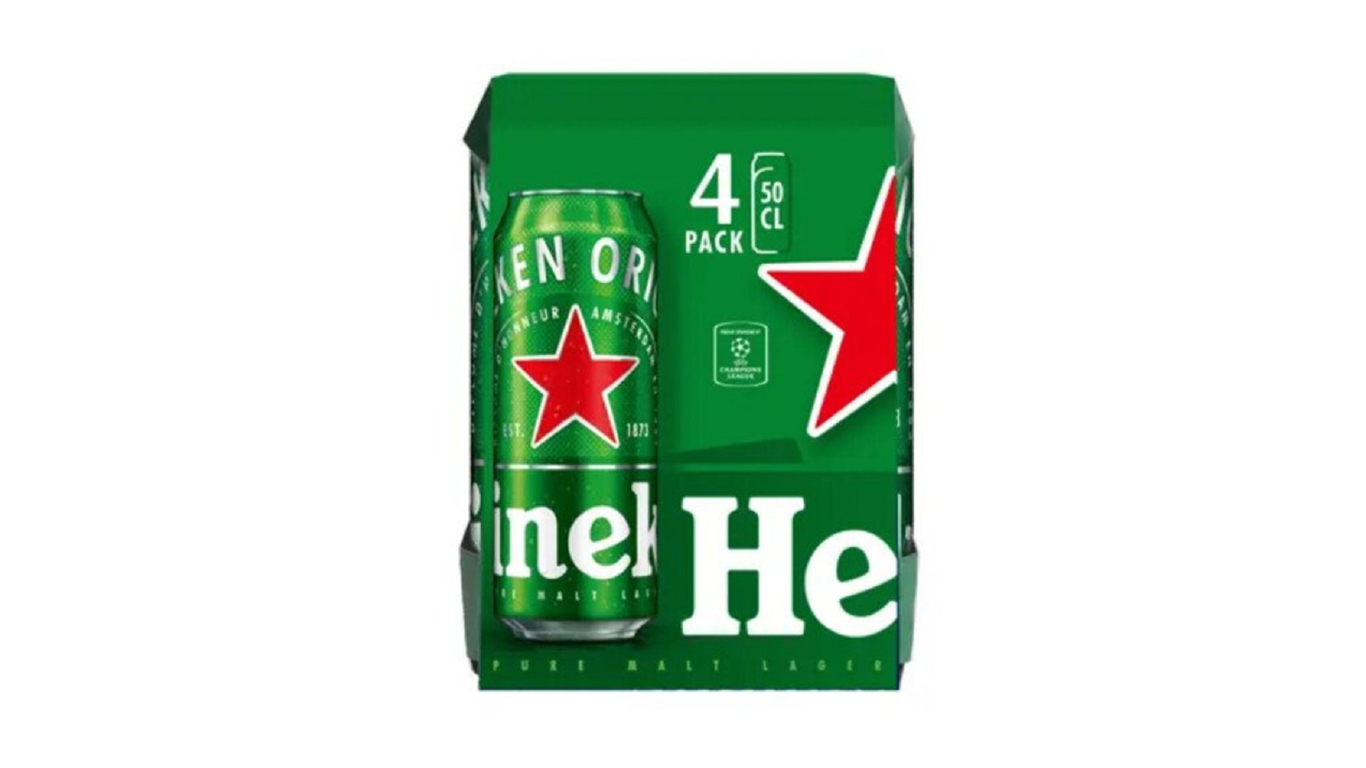 Heineken Beer 4 X 50cl