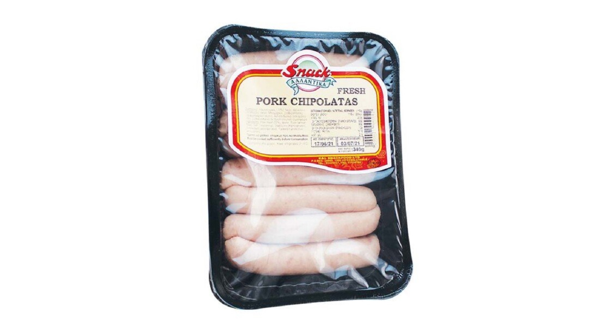 Snack Chipolatas Sausages Pork Pork