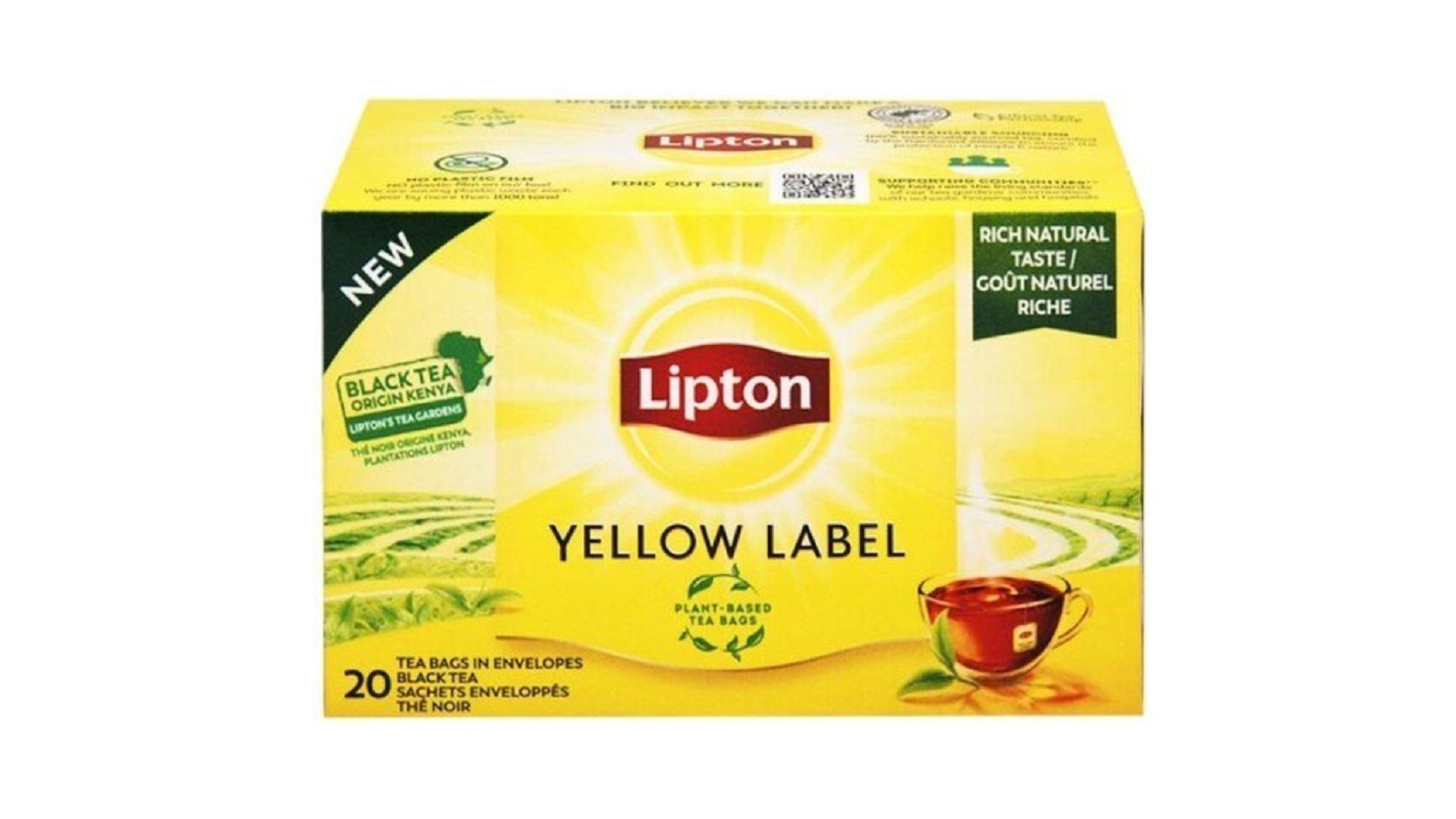 Tea Bags Yellow Label
